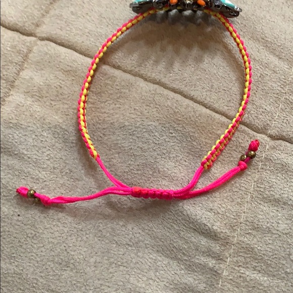 Multi-Gemstone & Rhinestone Bracelet - Picture 6 of 7